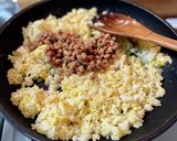 簡単！和風 納豆チャーハン作り方5写真