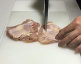 鶏ムネ肉と香草パン粉のクリスマスチキン♡作り方4写真