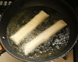 あんこと餅の春巻き作り方3写真