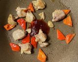 ブロッコリーと鶏もも肉のピリ辛旨味炒め作り方3写真