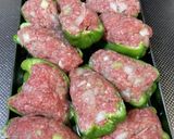 肉汁たっぷり〜ピーマンの肉詰め♪作り方3写真