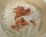 ≪韓国風≫ 干しエビと大根のスープ作り方5写真