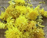 食用菊と金時草のおしたし作り方1写真