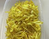食用菊と金時草のおしたし作り方3写真