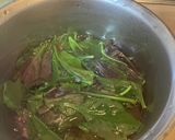 食用菊と金時草のおしたし作り方11写真