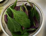 食用菊と金時草のおしたし作り方9写真