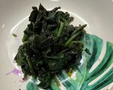 食用菊と金時草のおしたし作り方15写真