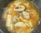 超簡単☆時短!つゆも美味しいサバ缶鍋作り方3写真
