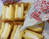 サンタのクリスマスケーキ　シフォンサンド作り方3写真