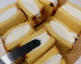 サンタのクリスマスケーキ　シフォンサンド作り方4写真