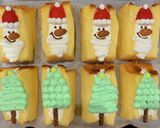 サンタのクリスマスケーキ　シフォンサンド作り方8写真