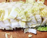 白菜と鶏ささみ しめじの ケチャスープ♬作り方2写真