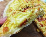背徳のコーンマヨたまピザ作り方3写真