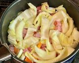 白菜とハムのカレー煮作り方4写真