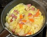 白菜とハムのカレー煮作り方6写真