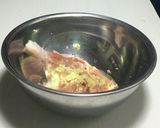 Xmasに骨付きモモ肉のローストチキン♡作り方4写真