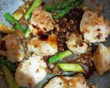 鶏むね肉とアスパラガスの香味炒め作り方4写真