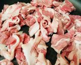 ノンオイル●赤ワインで炒める豚生姜焼き作り方1写真