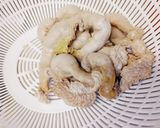 鶏モツの甘辛煮。作り方3写真