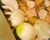ごぼうと手羽先のトマト煮作り方2写真