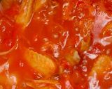 ごぼうと手羽先のトマト煮作り方3写真