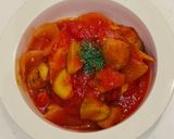 ごぼうと手羽先のトマト煮作り方4写真