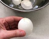 ゆで卵の殻をきれいにむく方法。作り方3写真