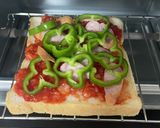 ピザトースト(ケチャップに玉ねぎ！)作り方1写真