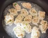 フライパンで☆鶏だんごとキャベツの味噌煮作り方3写真