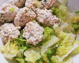 フライパンで☆鶏だんごとキャベツの味噌煮作り方7写真
