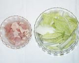 【ひとり鍋】鶏肉と白菜の塩麹土鍋作り方1写真
