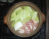 【ひとり鍋】鶏肉と白菜の塩麹土鍋作り方4写真