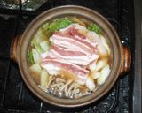 【ひとり鍋】豚バラと白菜の醤油麹土鍋作り方6写真