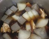 給食の「鶏肉と大根のべっこう煮」♡染みる作り方4写真