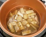 ごぼうも主役級にたっぷり♪粕汁風モツ煮作り方3写真