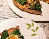 低糖質★おからほうれん草マイタケピザ作り方5写真