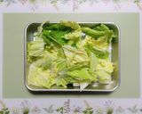 節約簡単夕飯主菜昼食豚こまと白菜の八宝菜・中華丼作り方4写真