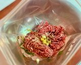 カリっじゅわ〜✨餃子の皮で『焼き小籠包』作り方1写真