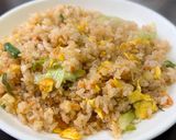 お店っぽい味！鮭とレタスのチャーハン作り方5写真