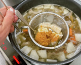 ごぼうも主役級にたっぷり♪粕汁風モツ煮作り方8写真