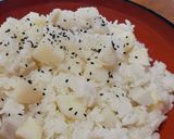 里芋でほっこりの炊き込み御飯作り方3写真