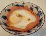 簡単 ハムエッグ作り方5写真