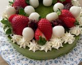 抹茶とあずきのムースケーキ作り方32写真