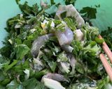 菊菜のお好み焼き作り方2写真