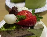 抹茶とあずきのムースケーキ作り方33写真