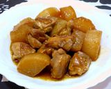 鶏もも肉と大根の照り煮作り方7写真