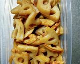 レンコンちくわのバター醤油炒め作り方3写真