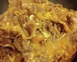 すき焼き丼作り方2写真