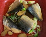 煮さばのネギ風味〜♪作り方3写真
