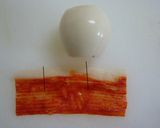 キャラ弁に♬うずらでポケモンボール☮作り方1写真